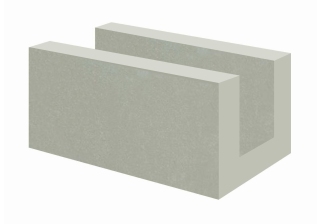 ВК Блок U-Образный 625*300*250  (поддон/32шт.)  Продается поддонаими!