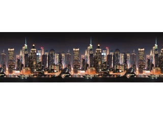 Кухонный фартук Ночной город ЛДП 3000*600*1,5мм