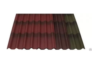 Черепица Ондулин зеленая /0,85*1,85/