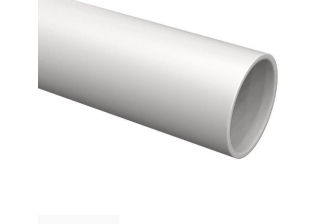 Труба гладкая жесткая d20 ПВХ  серая IEK 3м/1шт.