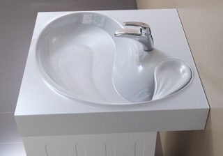 Раковина SOFT 60 (607*601*110) без сифона CS00078299