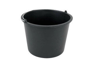 Ведро строительное, пластм. 12 литров черное