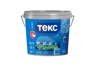 Краска ВД ТЕКС ПРОФИ интерьерная супербелая 6.9кг/4.5л. 134718