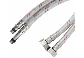 Подводка гибкая для смесит. EPDM в PET оплетке 1/2 ГМ*10, L-80см (пара)