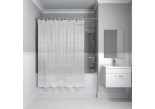 Штора для ванной IDDIS 3D P01PV18i11, 200 x 180 см, PEVA 273235