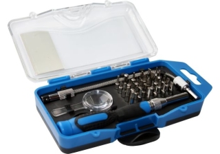 Набор бит мини ПРАКТИКА Профи 33 с отверткой 774-535