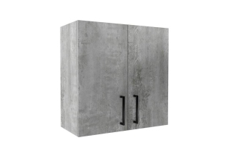 Шкаф навесной для посуды с полкой 600 Цемент светлый