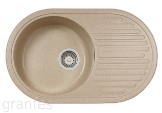 Мойка врезная из искусственного камня М-017