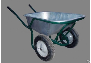 Тачка строительная двухколесная 110л. 200кг. /Скорпион/