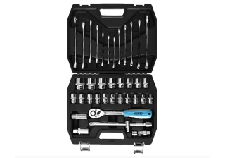 Набор инструментов Elti TS-37M (Серия PROFESSIONAL) сталь CRV, трещетки 72зуба, му5шт