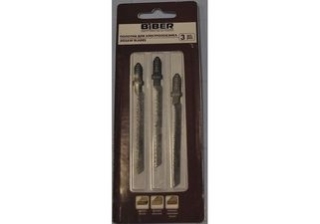 Полотна для электролобзика по дер. 3шт Т244С 74/4мм., фигурн. чистый рез /85282/  BIBER