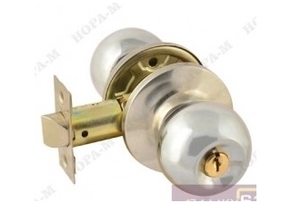 Защелка ISP ЗШ-01-Э (хром, ключ - фиксатор) Нора-М УТ-0016600