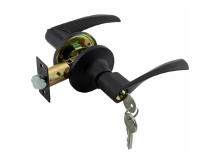 Защелка TRODOS ЗВ2-01 BL ключ фиксатор черный