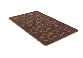 Коврик д/в SHAHINTEX РР 50*80 001 мокко 80