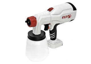 Краскопульт аккум. ELTI SG-20GB(1шт. АКБ4а/ч,1л, сопло(0,5 1 1,5 2 2,5), поток краски: 1200мл/мин)