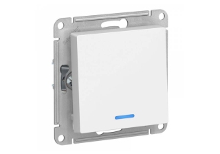 Выключатель 1-кл. механизм ATLAS DESIGN 10А с подсв. с/у бел. SchE ATN000113