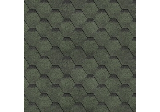 Шинглас Финская черепица (зеленый)  уп./3 м.кв