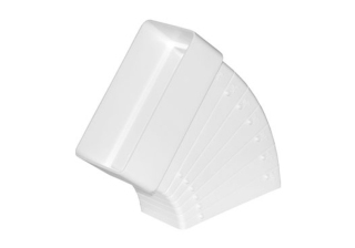 Колено плоское разноугловое 55x110 511КРП