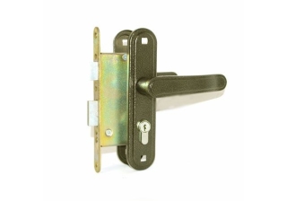 Замок врезной с ручк. 3В4-3.03 (бронза) 