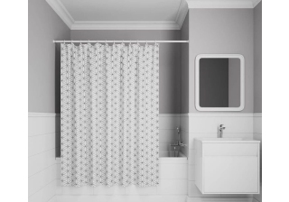 Штора для ванной IDDIS BB04P18i11, 200 x 180 см, полиэстер 273268