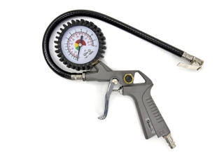 Пистолет пневм. для подкачки шин PRIORITET ПА-2 (мах.давл 6 бар  шланга 360мм  EURO разъем)