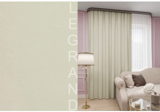 Портьера Канвас 150х280 бежевый