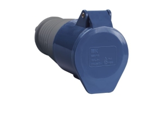 Розетка переносная силовая ССИ-213 2Р+РЕ 16А 220В о/у силовая IP44 IEK