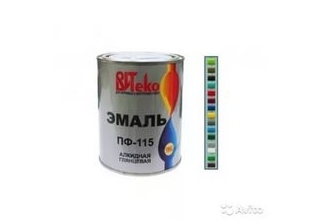 Эмаль ВИТЕКО ПФ-115 вишня 20кг