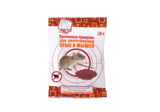Зерновая приманка от крыс и мышей Help, 50 г 80291 218152