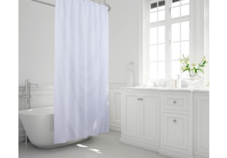 Штора д/ванн/комнаты 180х200см Verga Бел.