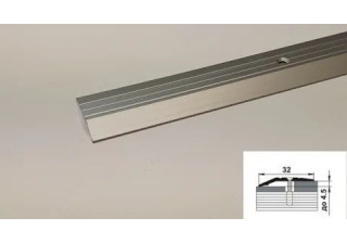 Профиль разноуровневый ПР 03.(шир.-32)  001 алюминий, L-0,9м   Лука