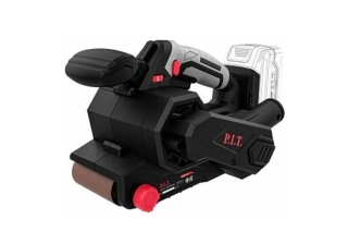 Шлифмашина ленточная акк. бесщет. P.I.T. PBS20H-75A SOLO (20В, 457х76 мм,120-380м/мин, БЕЗ АКК и ЗУ)