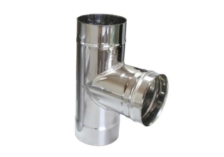 Тройник для дымохода (нерж.) 120*90