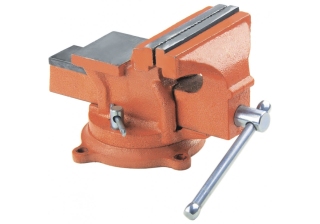 Тиски Слесарные, 150мм, поворотные с наковальней, /186275/