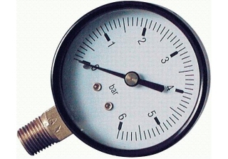 Манометр 6 Атм радиальный /нижнее подключение/