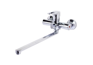 Cмеситель в ванну STEMIX STM 307-006E d-35мм шаровый, длинный излив