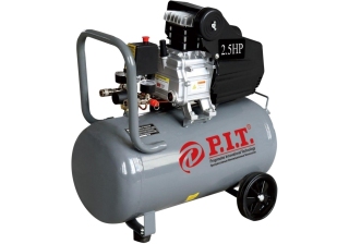 Компрессор P.I.T. PAC50-C (1.8кВт, 2.5л.с., 198л/мин, 50л., 2 выхода)