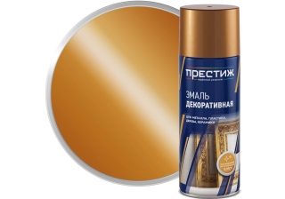 Эмаль аэрозольная с эффектом Gold metallic (золотой металик) 425мл Престиж