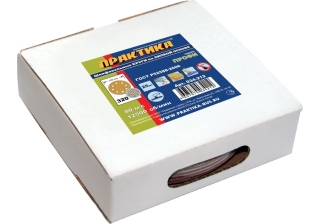 Круги шлиф.липучка Практика 125мм 8 отв.Р320 (25шт.) 034-212