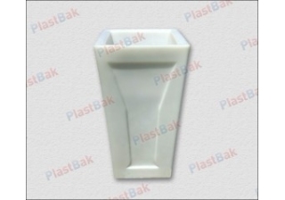 Кашпо белый 120