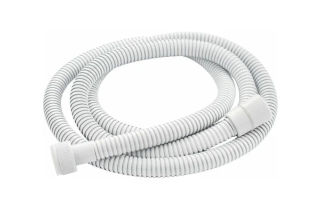 Шланг для душа GFmark 150см металл. рифленный  Белый /3775/