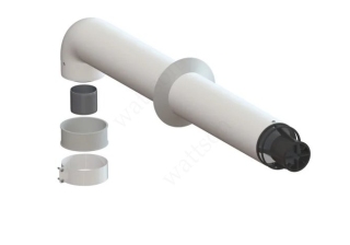 Коаксиальная труба с наконечником 100/60, 075м. 