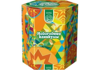 Батарея салютов крупные Новогодние каникулы С311019
