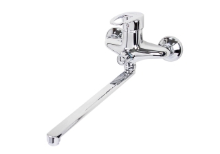 Cмеситель в ванну STEMIX STM 301-006E-180 d-40мм шаровый, длинный излив