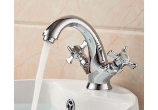 Cмеситель для умывальника MIXXUS ZEUS 161 буксовый CR0080