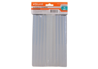 Клеевые стержни д/пистолета 11х200мм, 12 шт., ПРОЗРАЧНЫЕ, Sturm! 7010-05-12S