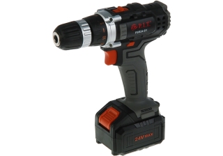 Дрель акк. P.I.T. PSR 24-D1 (24В, 2х1,5АчLi-lon,БЗП-10мм, 40Нm, кейс)