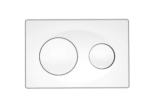 Панель смыва AZARIO белая (круглая) AZ-8200-0012