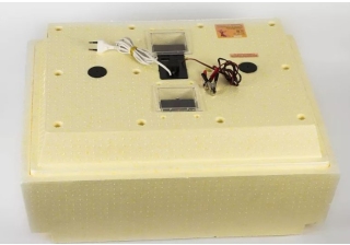 Инкубатор Золушка - 70/220/12 2 решотки (гусь 40, кур 70), автопереворот, цифр. дисплей, 220/12В