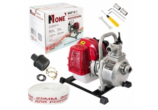 Мотопомпа №1 NGP10-1 (2,5л/с,150л/мин,высота под.30м,глуб.всас 7м,1